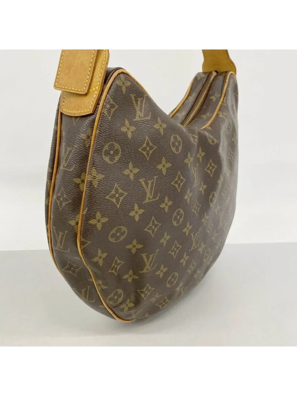 Louis Vuitton Shoulder Bag Monogram Croissant GM Brown